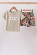 Load image into Gallery viewer, Preorder Camo Hunting Embroidered Shorts Set