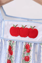 Load image into Gallery viewer, Preorder Blue and Red Apple Applique Bubble
