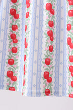 Load image into Gallery viewer, Preorder Blue and Red Apple Applique Shorts Set