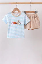 Load image into Gallery viewer, Preorder Play Ball Puppy Embroidered Shorts Set