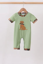 Load image into Gallery viewer, Preorder Hunting Dog Embroidered Romper