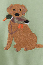Load image into Gallery viewer, Preorder Hunting Dog Embroidered Romper