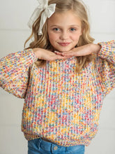 Load image into Gallery viewer, Preorder Rainbow Confetti Textured Crew Neck Sweater