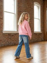 Load image into Gallery viewer, Preorder Molly Pink Cable Knit Bow Sweater