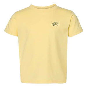 Preorder Dog in Boat Toddler Tee- Butter