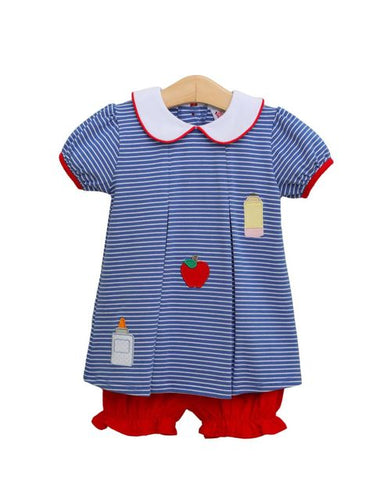 Jellybean School Supplies Bloomers Set