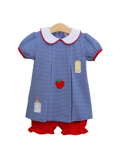 Jellybean School Supplies Bloomers Set