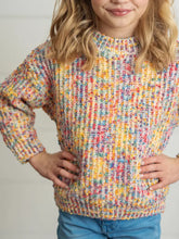 Load image into Gallery viewer, Preorder Rainbow Confetti Textured Crew Neck Sweater