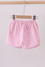 Load image into Gallery viewer, Preorder Light Pink Stripe Everyday Bow Shorts