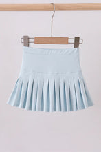 Load image into Gallery viewer, Preorder Blue Pleated Skort