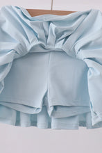 Load image into Gallery viewer, Preorder Blue Pleated Skort