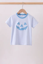 Load image into Gallery viewer, Preorder Blue Jack-O-Lantern Applique Shirt