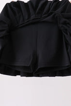Load image into Gallery viewer, Preorder Black Pleated Skort