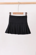 Load image into Gallery viewer, Preorder Black Pleated Skort