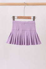 Load image into Gallery viewer, Preorder Purple Pleated Skort