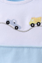 Load image into Gallery viewer, Preorder Blue Vehicle Embroidered Bubble