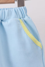 Load image into Gallery viewer, Preorder Blue Vehicles Embroidered Shorts Set