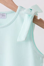 Load image into Gallery viewer, Preorder Mint Scalloped Bow Dress