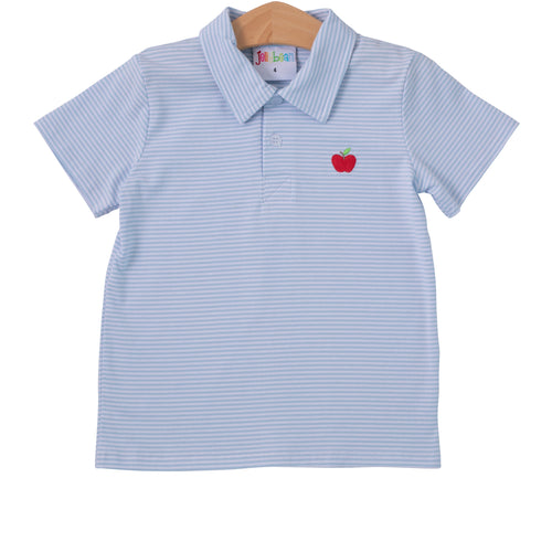 Jellybean Apple Embroidery Polo