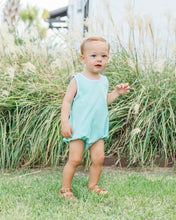 Load image into Gallery viewer, Preorder Jellybean Avery Bubble- Mint with Light Blue Gingham