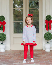 Load image into Gallery viewer, Preorder Jellybean Christmas Candy Stripe Ava Pants Set (ETA: October)