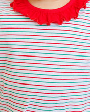 Load image into Gallery viewer, Preorder Jellybean Christmas Candy Stripe Emily Romper (ETA: October)