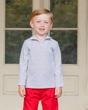 Load image into Gallery viewer, Preorder Jellybean Christmas Candy Stripe Evan Pullover (ETA: October)