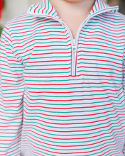 Load image into Gallery viewer, Preorder Jellybean Christmas Candy Stripe Evan Pullover (ETA: October)