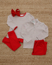 Load image into Gallery viewer, Preorder Jellybean Christmas Candy Stripe Evan Pullover (ETA: October)