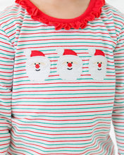 Load image into Gallery viewer, Preorder Jellybean Christmas Candy Stripe Santa Ruffle Set (ETA: October)