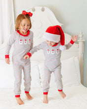 Load image into Gallery viewer, Preorder Jellybean Christmas Candy Stripe Santa Ruffle Set (ETA: October)