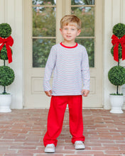 Load image into Gallery viewer, Preorder Jellybean Christmas Candy Stripe Thomas Pants Set (ETA: October)