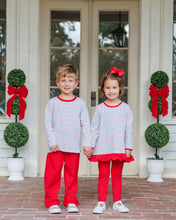 Load image into Gallery viewer, Preorder Jellybean Christmas Candy Stripe Thomas Pants Set (ETA: October)