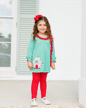 Load image into Gallery viewer, Preorder Jellybean Christmas Cottage Ruffle Pants Set (ETA: October)