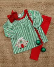 Load image into Gallery viewer, Preorder Jellybean Christmas Cottage Ruffle Pants Set (ETA: October)