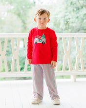 Load image into Gallery viewer, Preorder Jellybean Festive Firetruck Pants Set (ETA: October)