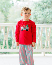 Load image into Gallery viewer, Preorder Jellybean Festive Firetruck Pants Set (ETA: October)