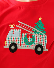 Load image into Gallery viewer, Preorder Jellybean Festive Firetruck Pants Set (ETA: October)