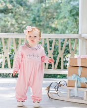 Load image into Gallery viewer, Preorder Jellybean Frosty Friends Ruffle Romper (ETA: October)