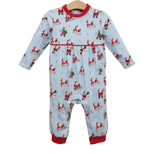 Load image into Gallery viewer, Preorder Jellybean Here Comes Santa Claus Patrick Romper (ETA: October)