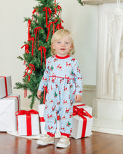 Load image into Gallery viewer, Preorder Jellybean Here Comes Santa Claus Patrick Romper (ETA: October)