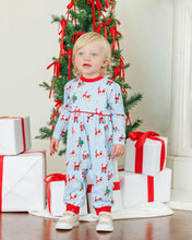 Load image into Gallery viewer, Preorder Jellybean Here Comes Santa Claus Patrick Romper (ETA: October)