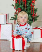 Load image into Gallery viewer, Preorder Jellybean Here Comes Santa Claus Patrick Romper (ETA: October)