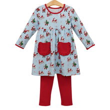 Load image into Gallery viewer, Preorder Jellybean Here Comes Santa Claus Reese Pants Set (ETA: October)