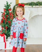 Load image into Gallery viewer, Preorder Jellybean Here Comes Santa Claus Reese Pants Set (ETA: October)