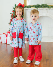 Load image into Gallery viewer, Preorder Jellybean Here Comes Santa Claus Reese Pants Set (ETA: October)