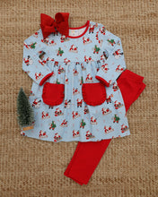 Load image into Gallery viewer, Preorder Jellybean Here Comes Santa Claus Reese Pants Set (ETA: October)