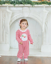 Load image into Gallery viewer, Preorder Jellybean Jolly St. Nick Ruffle Romper (ETA: October)