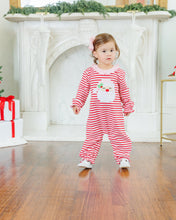 Load image into Gallery viewer, Preorder Jellybean Jolly St. Nick Ruffle Romper (ETA: October)