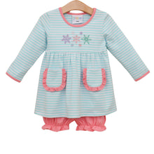 Load image into Gallery viewer, Preorder Jellybean Let It Snow Ruffle Bloomer Set (ETA: October)